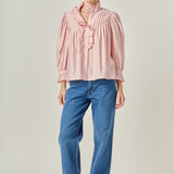 Ruffle Detailed Blouse