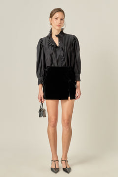 Ruffle Detailed Blouse