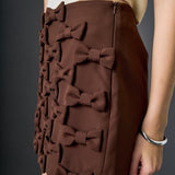 Mila Bow Detailed Skort