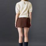 Mila Bow Detailed Skort