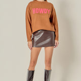 Crewneck Statement Sweater