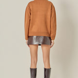 Crewneck Statement Sweater