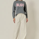 Crewneck Statement Sweater