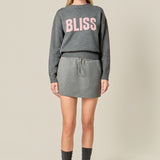 Crewneck Statement Sweater