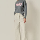 Crewneck Statement Sweater