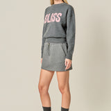 Crewneck Statement Sweater