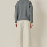 Crewneck Statement Sweater