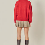 Crewneck Statement Sweater