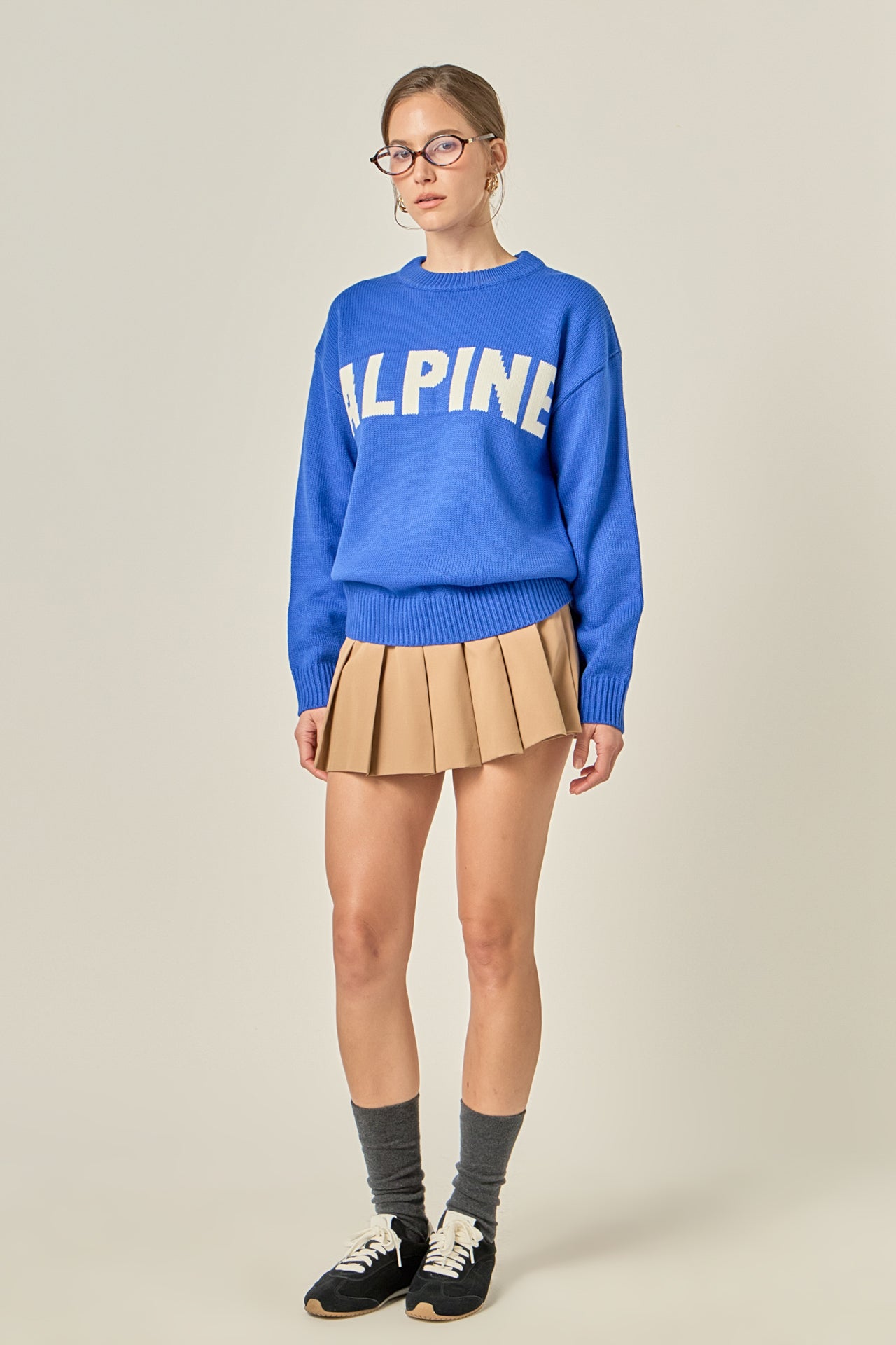 Knit Striped Mini Skirt – English Factory