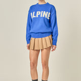 Crewneck Statement Sweater