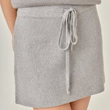 String Knit Mini Skirt