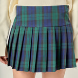 Plaid Skort