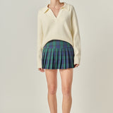 Plaid Skort