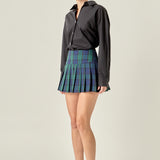 Stripe Colorblock Long Sleeve Tee