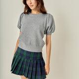 Plaid Skort