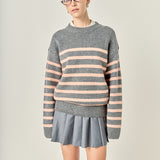 Striped Crew Neck Sweater