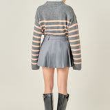 Striped Crew Neck Sweater