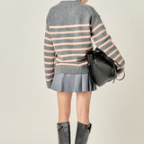 Striped Crew Neck Sweater