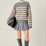 Striped Crew Neck Sweater