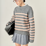 Striped Crew Neck Sweater