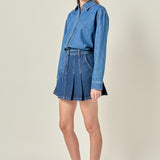 Button Down Denim Shirt