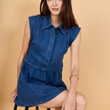 Denim Shirt Mini Dress