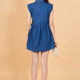 Denim Shirt Mini Dress