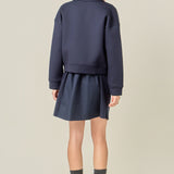 Twill Bonded Bomber Jacket