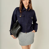 Twill Bonded Bomber Jacket