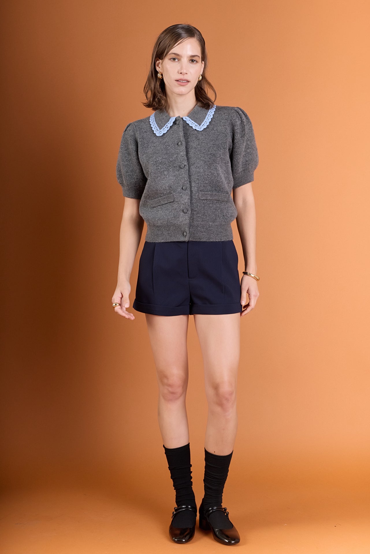 トップス Theory Wooster Crepe Knit Fitted Cardiga Theory Wooster Crepe Knit Fitt Cardigan