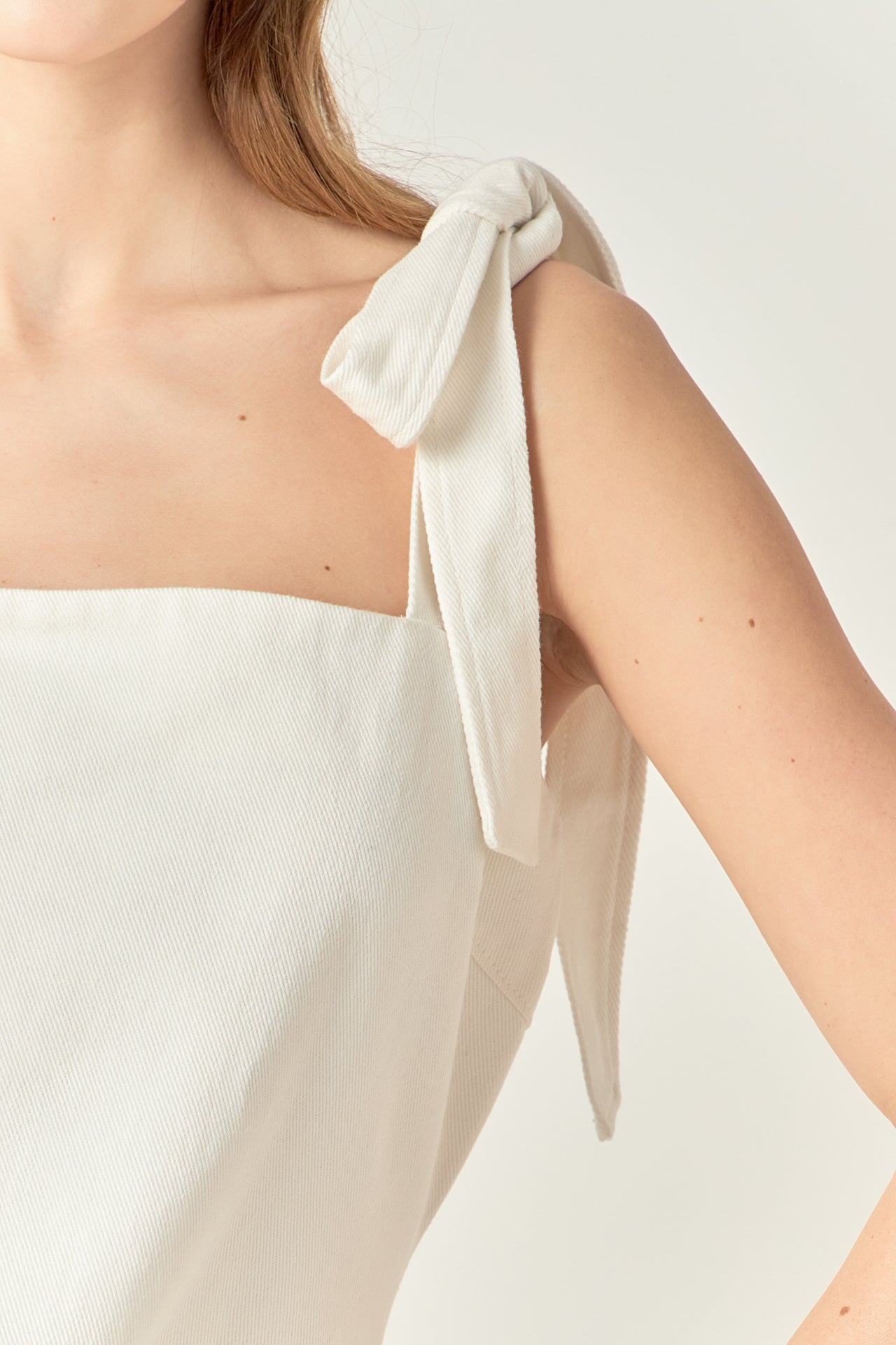 english factory denim mini dress English Factory