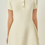 Eloise Bead Collar Knit Dress