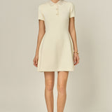 Eloise Bead Collar Knit Dress