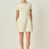 Eloise Bead Collar Knit Dress