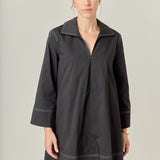 Contrast Stitch Detailed Mini Dress