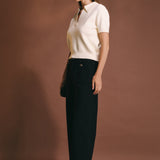 Heart Button Culotte Pants