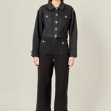 Heart Button Culotte Pants