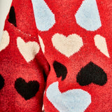 Crewneck Heart Cardigan