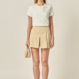 Pearl Bow Detailed T-Shirt