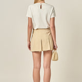 Pearl Bow Detailed T-Shirt