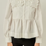 Bow Detail Poplin Blouse