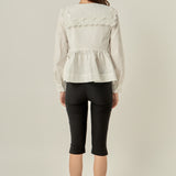 Bow Detail Poplin Blouse