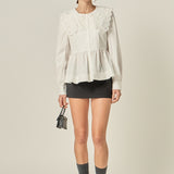 Bow Detail Poplin Blouse