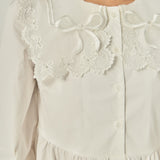 Bow Detail Poplin Blouse