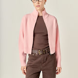 Zip Up Knit Jacket