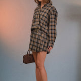 Pleated Mini Skort