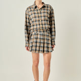 Pleated Mini Skort