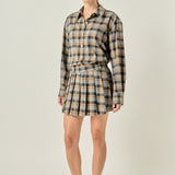 Pleated Mini Skort