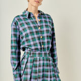 Pleated Mini Skort