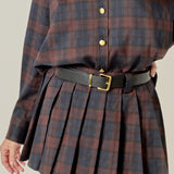 Pleated Mini Skort